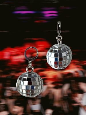 Pendientes bola disco
