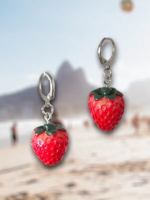 Pendientes fresas